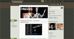 Desktop Screenshot of cristicchiblog.net
