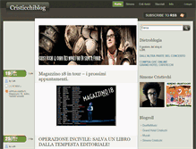 Tablet Screenshot of cristicchiblog.net